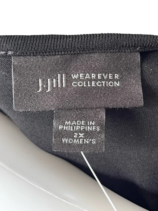 NEW J Jill Black Knit Tank Top Basic Neutral Everyday Womens Plus Size 2X - Picture 6 of 8